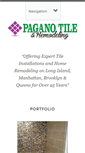 Mobile Screenshot of paganotile.com